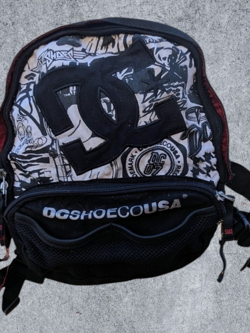 Boys Vintage DC Black